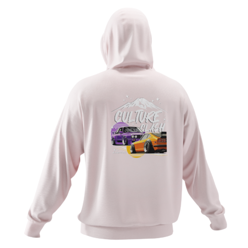 CULTURE CLASH HOODIE - PINK