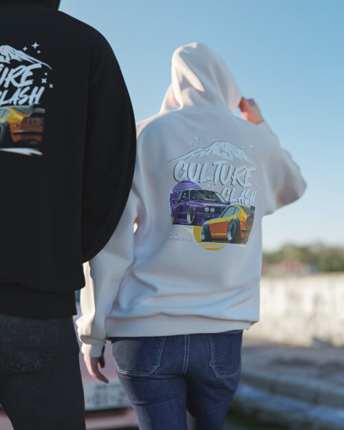 CULTURE CLASH HOODIE - PINK - Image 3