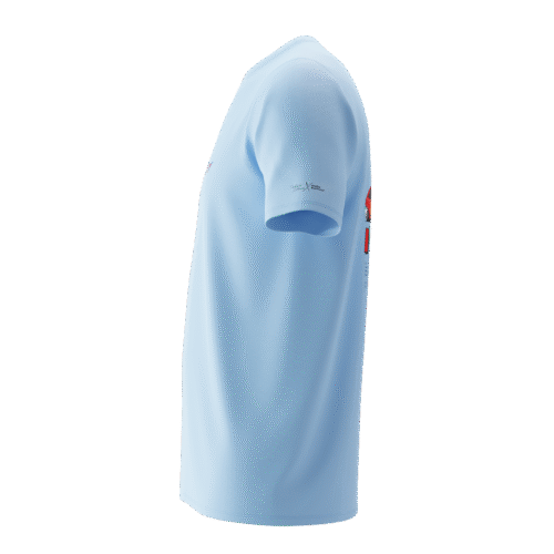 Harlekin T-Shirt Sky Blue - Image 3
